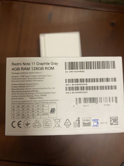Telemovel xiaomi  redmi note 11