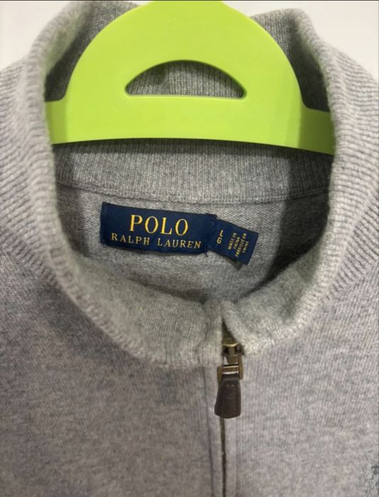 Sweter merino meski L polo ralfh
