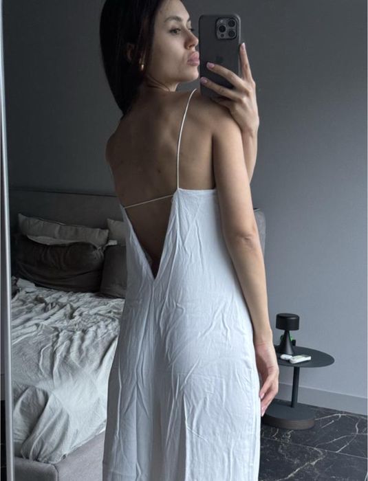 Комбінезон білий манго штани брюки mango