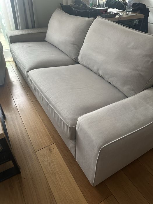 Kanapa + pufa podnóżek ze schowkiem Ikea Kivik