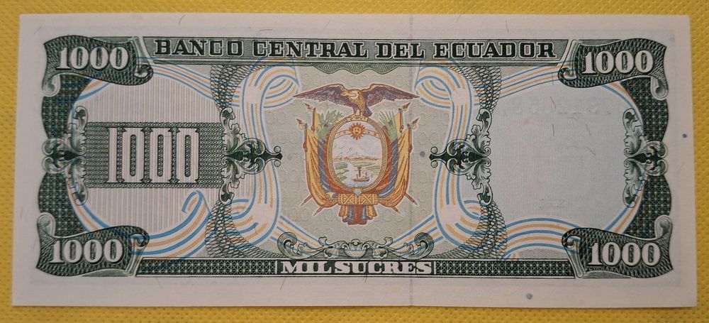 Ecuador - 1000 sucres 1988 (NOVA)