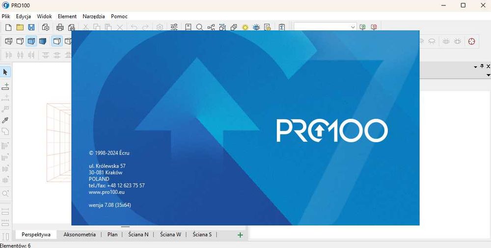 Program do projektowania mebli i wnętrz PRO100 v7 (najnowsza) +F. VAT