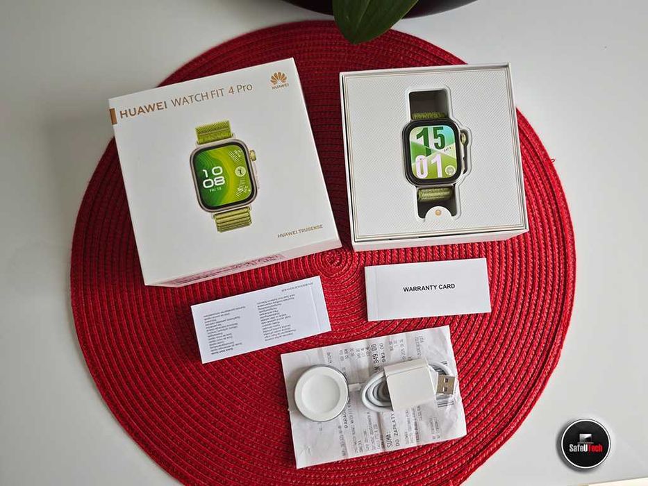 SUPER STAN Huawei Watch Fit 4 Pro Green Zielony - SZAFIR - TYTAN - ALU - GW KPL