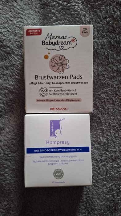 Kompresy na brodawki sutków karmienie 2 opakowania