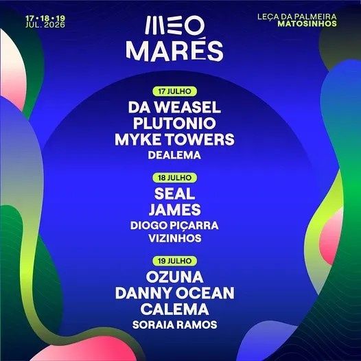 MEO Marés 2026 | 18 Julho | Bilhete Diário