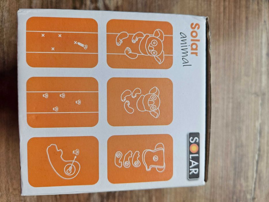 Solarna lampka ogrodowa animals