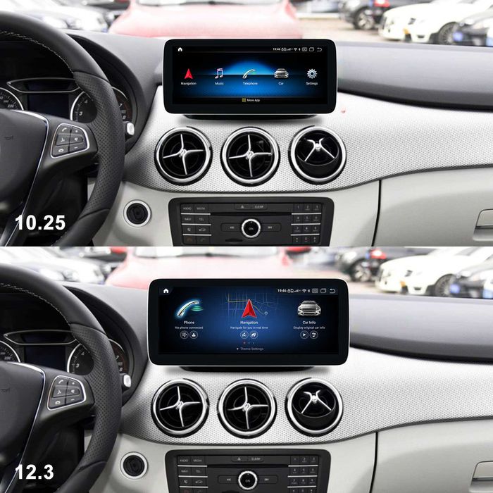 Auto Rádio Ecrã Mercedes