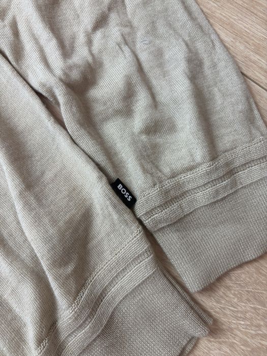 Hugo Boss Nowy Męski L Wełniany Sweter Wool Sweater Old money