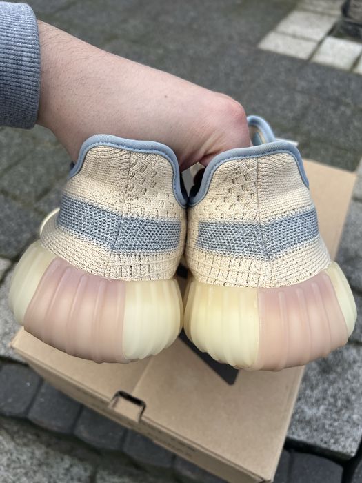 Adidas Yeezy Boost 350 V2 Linen sneakersy niskie beżowe kanye 42