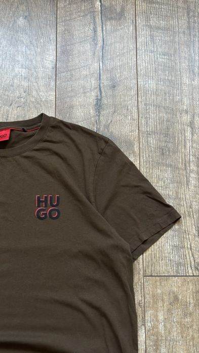 Hugo Boss Red Label Logo чоловіча футболка великий розмір