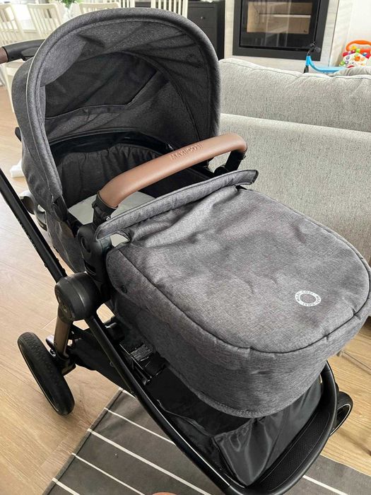 Maxi-Cosi Zelia S Trio (Carrinho e Cadeira) 2x1 + FamilyFix 360