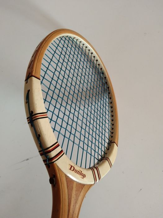 Rakieta tenisowa drewniana Dunlop stara