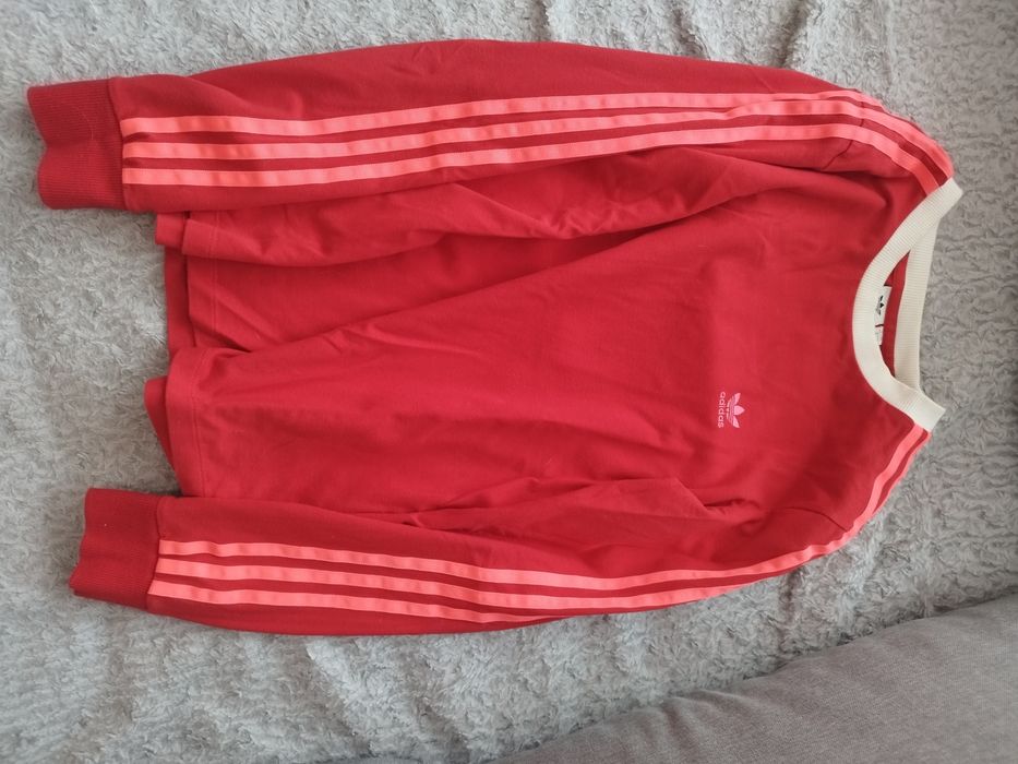 Bluza adidas czerwona