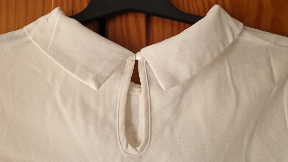 Camisa branca, senhora, tamanho M