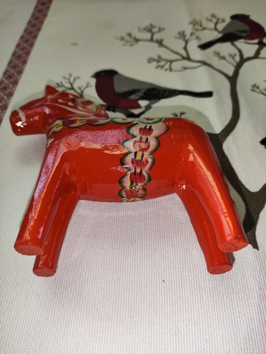 68.Konik Dalahäst Dalarna szwedzki cudowny oryginalny dekoracyjny prez