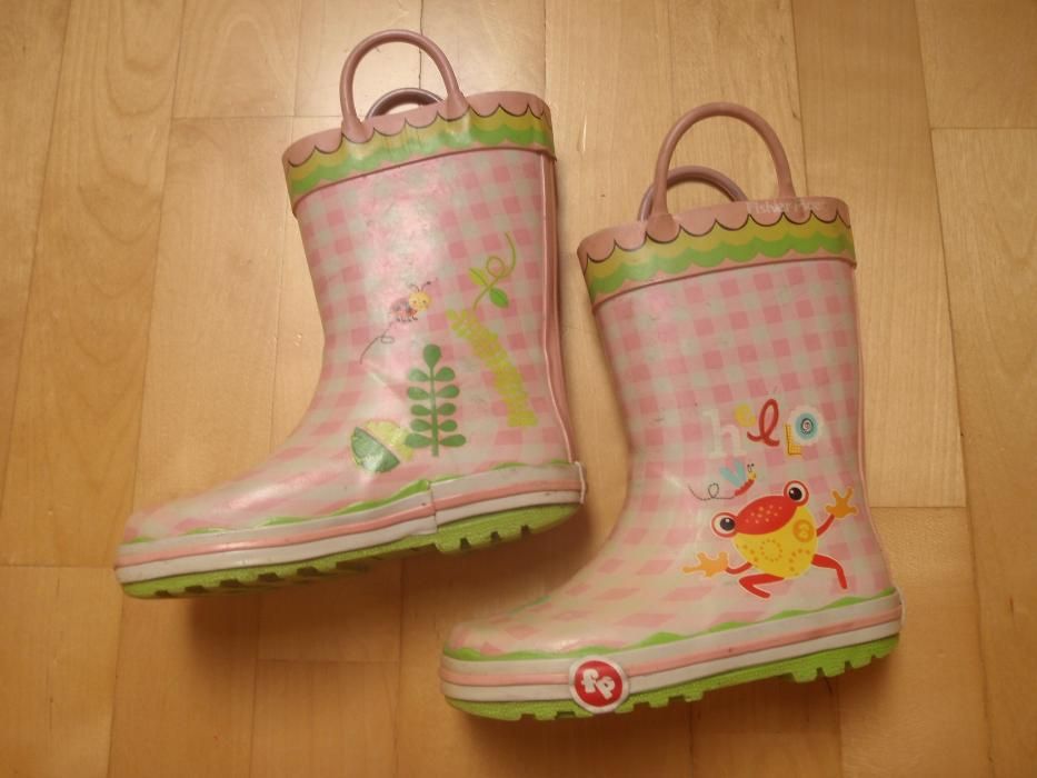 kalosze dziewczynki rozm. 25, dł wkładki 16,5-17 cm