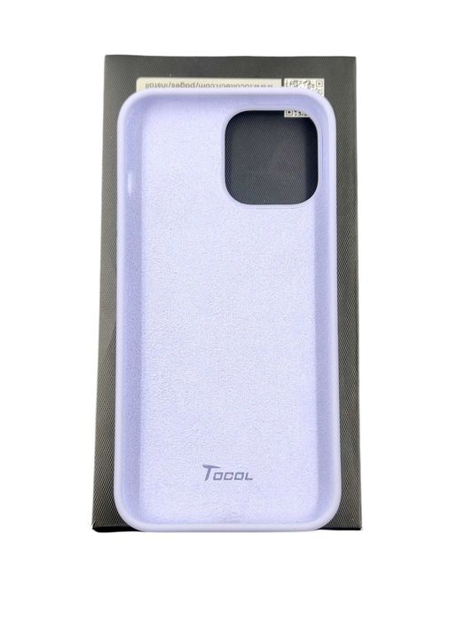 TOCOL Etui fioletowe Iphone 13 pro MAX 6.1" + dodatki