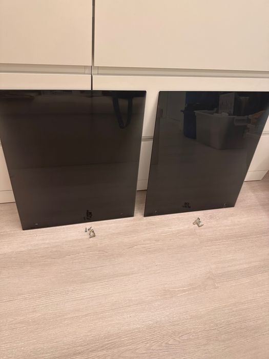 2 tampos de vidro para cabeceira Malm