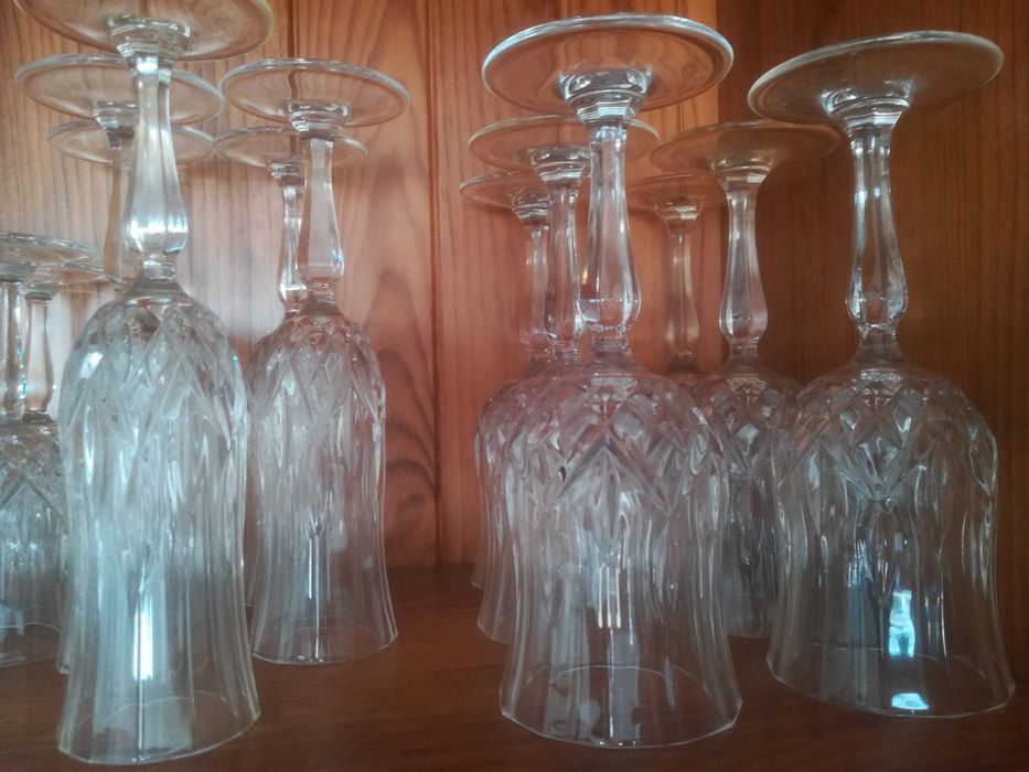 Copos de cristal d'arc Longchamp