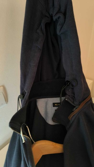 Casaco de malha com capuz da Massimo Dutti