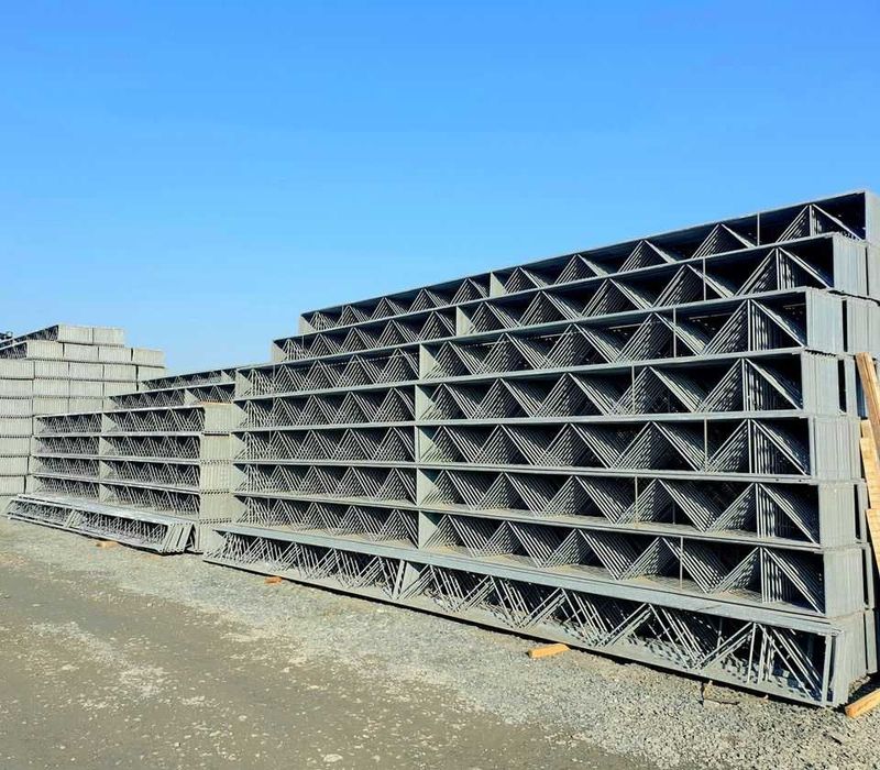 Krokwie kratownice konstrukcja stalowa dach wiata słup pomost podciąg