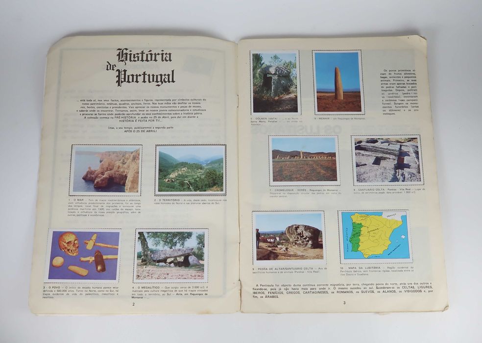 Caderneta Historia de Portugal, pré-história aos nosso dias (COMPLETA)