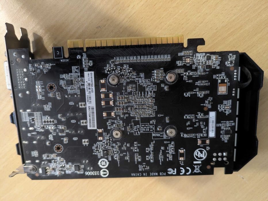 GTX 1050 Ti 4GB NVIDIA – karta graficzna, w pełni sprawna