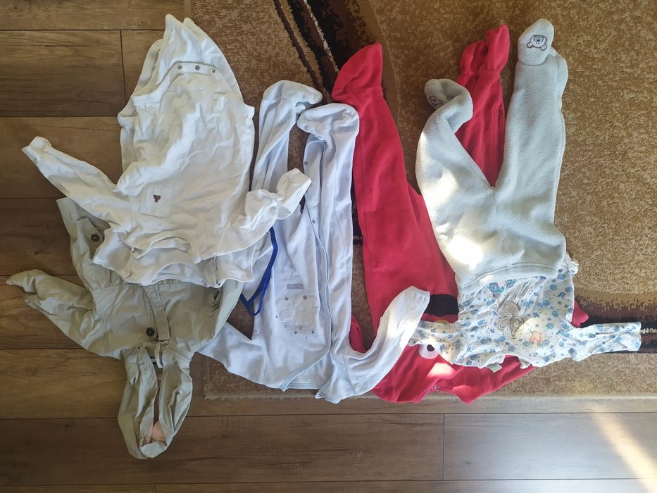 Paczka ubrań dla dziewczynki 62 - 98 - około 50 sztuk