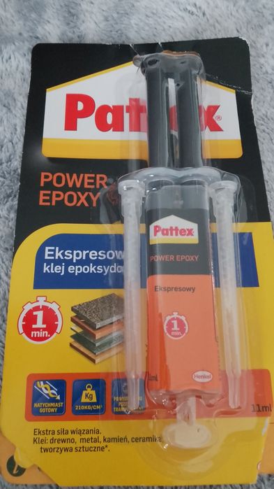 Klej Pattex epoksydowy 1 min 11 ml
