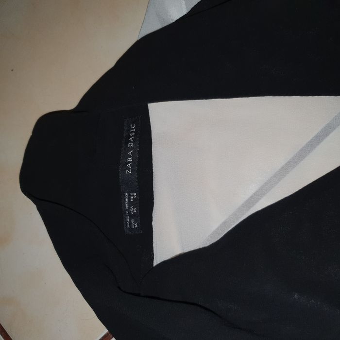 Letnia narzutka elegancka Zara koszula mgiełka
