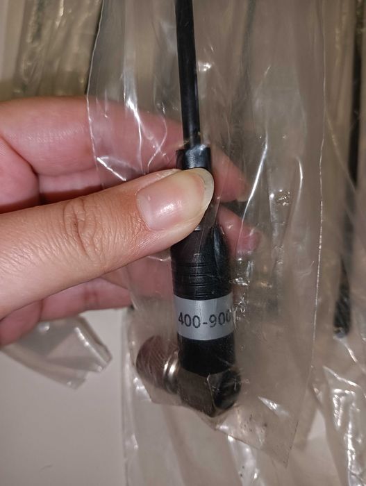 Lote 9 Antenas UHF 400–900 MHz BNC 90º – Microfones Wireless