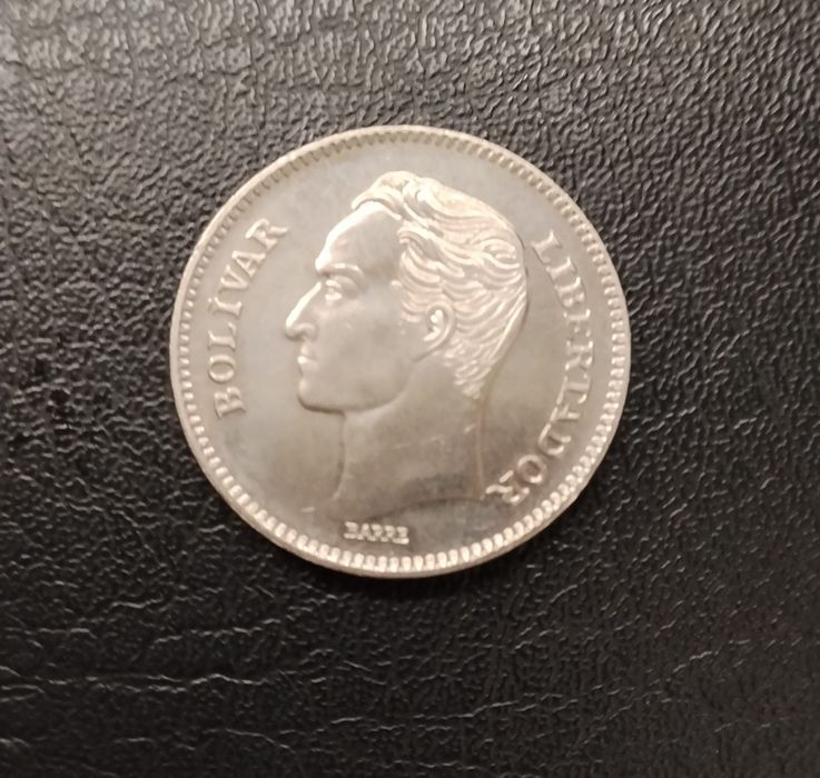 Moneta kolekcjonerska 5 Boliwarów Wenezuela 1989 świetny stan