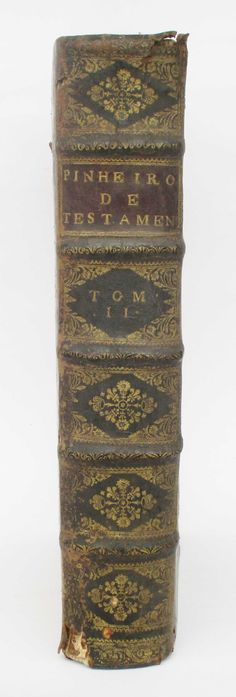 "Tractatus de Testametis" segundo tomo de P. Francisco Pinheiro 1715
