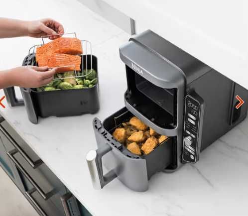 Ninja Double Stack XL Pionowa Frytkownica Beztłuszczowa 9,5 l