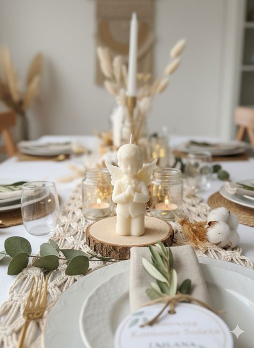 Podziękowania dla gości ,chrzestnych komunia chrzest roczek