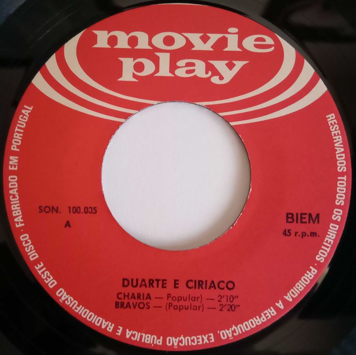 Duarte & Ciríaco	- - - - -	Chária	- - - - -	EP