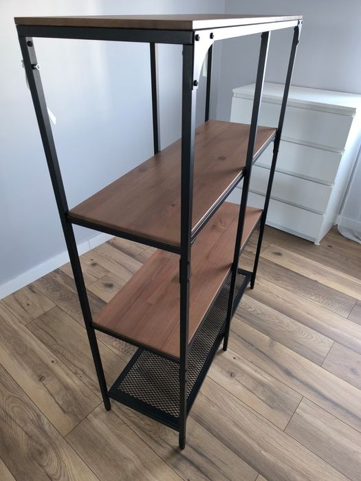 Regał czarny, FJÄLLBO IKEA
