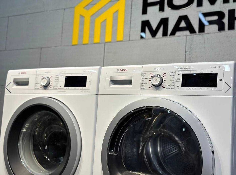 Найнадійніший! Комплект пральної та сушильної машини Bosch Serie 8 WAW32468SN та WTW875M8SN