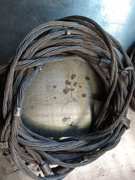 Liny stalowe z haczykami aluminiowe