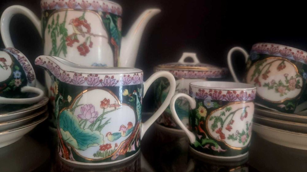 Кавовий сервіз Chinese Rose Medallion