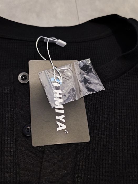 HMIYA Henley T-shirt z krótkim rękawem dla mężczyzn XL