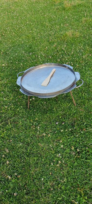 Сковорода із диска 6мм.ромашка.сковородка.сковорідка.жаровня.манг.садж