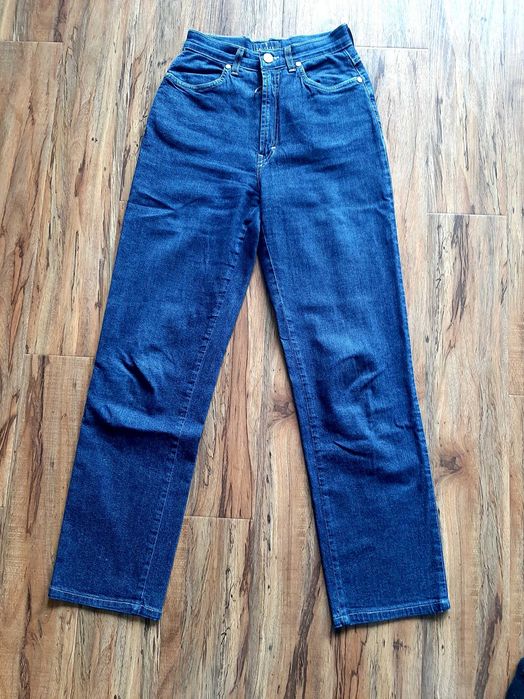 spodnie damskie z dodatkiem lykry trussardi jeans rozmiar S  stan bdb