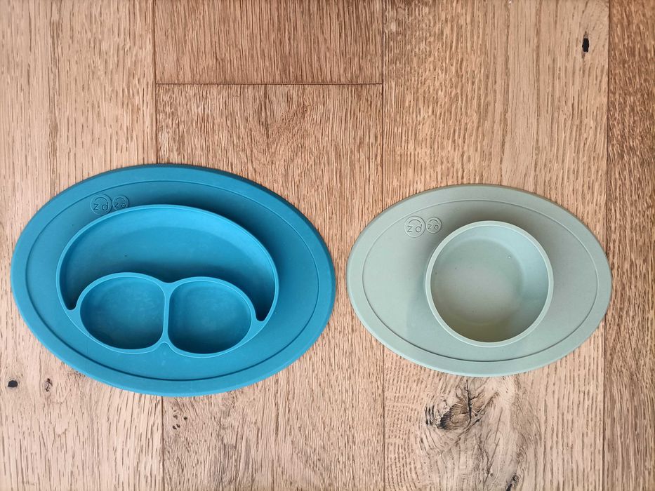 Conjunto de Pratos Silicone ezpz (Mini Mat + Tiny Bowl) - BLW