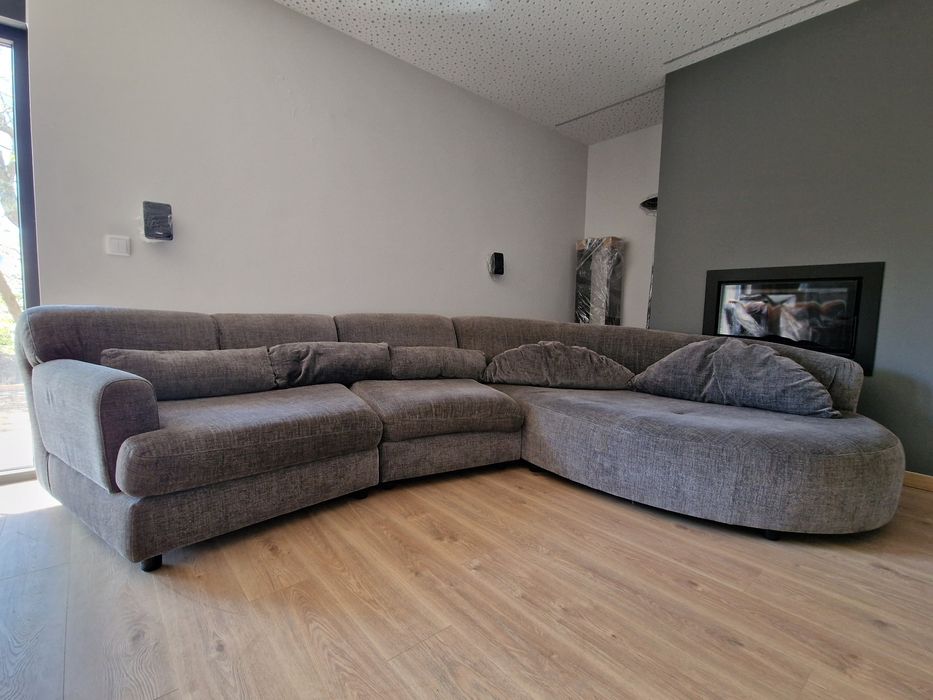 Sofa chaise longue + almofadas
