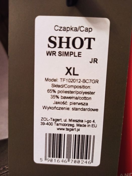 Tagart czapka z daszkiem oliwkowa XL nowa