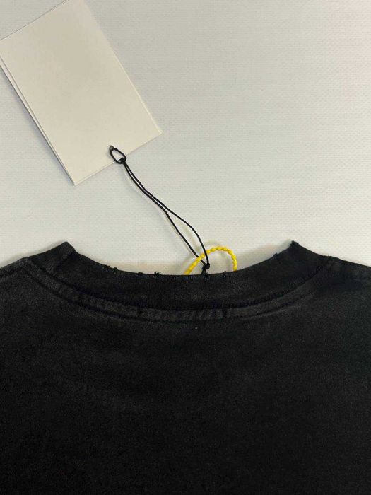 Футболка чорна Acne Studios STOCKHOLM 1996 черная distressed M L