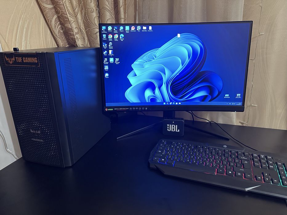 Продам ПК Ryzen 5 5600G + монітор MSI Optix G24