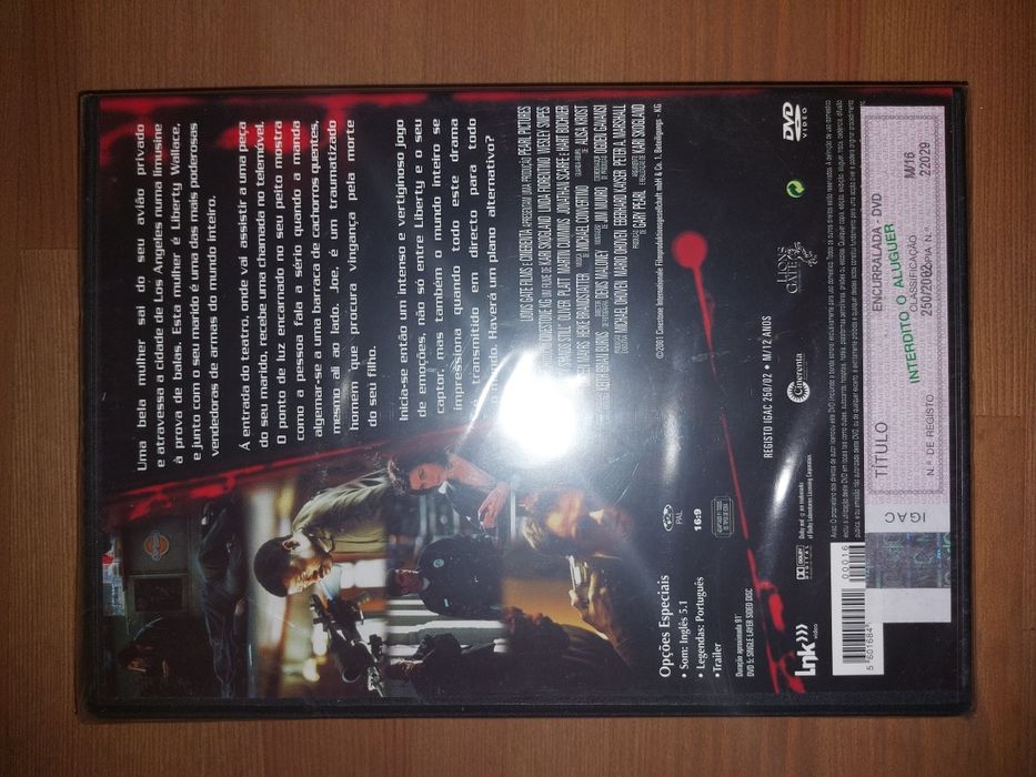 DVD NOVO e SELADO - " Encurralada " Wesley Snipes