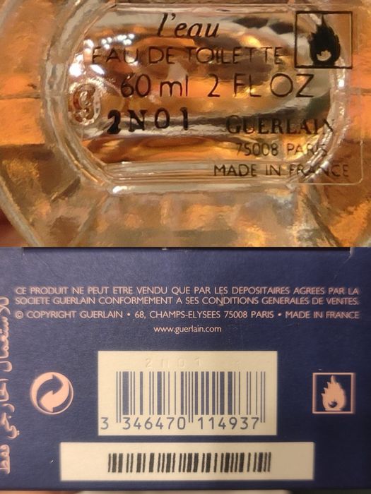 Shalimar Parfum Initial Guerlain l’eau 60ml
